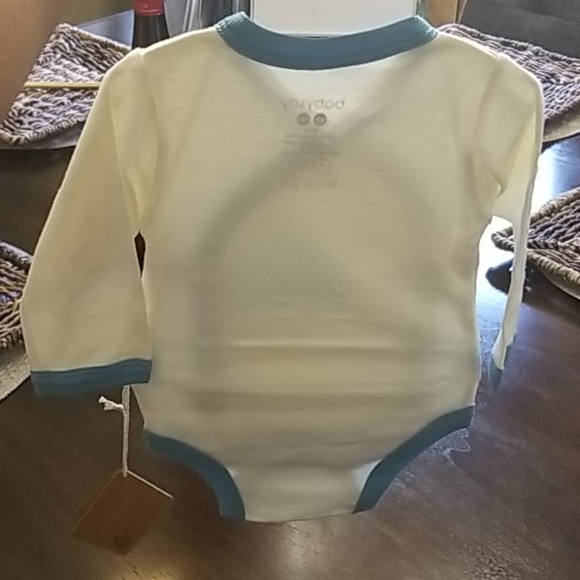 Baby Onesie / Kimono Long Sleeve By Babysoy - Picture 2 of 5